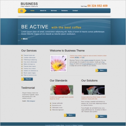 Professional Business Website Templates Free Download